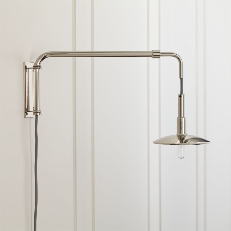 Wall Sconces: Plug In and Candle Crate and Barrel